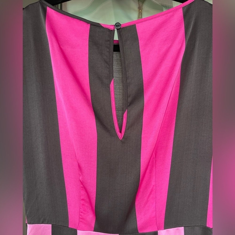 CHRISTOPHER JOHN ROGERS + Target ~ Pink & Black Striped Maxi Dress ~ Size 0 - Picture 15 of 16